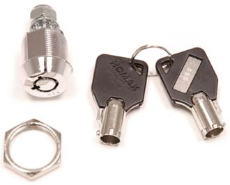 F24 2-Keys 2 Black Head Keys for Homak Gun Safes and Tool Boxes Key Series F00