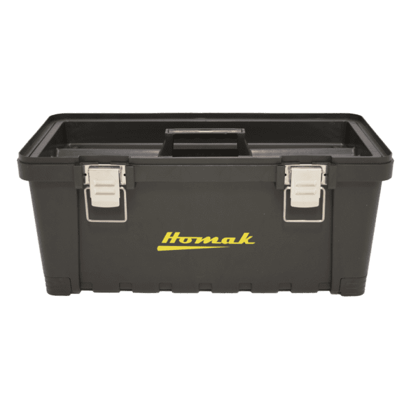 16″ Black Plastic Toolbox with Metal Latches 3 Day Sale! 3