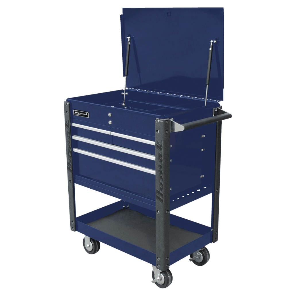 Teal 4-drawer HD Service Cart