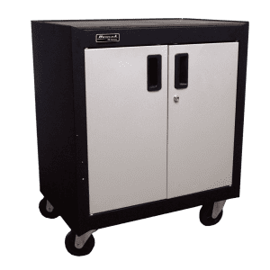2-Door Mobile Cabinet with Pull Out Drawer