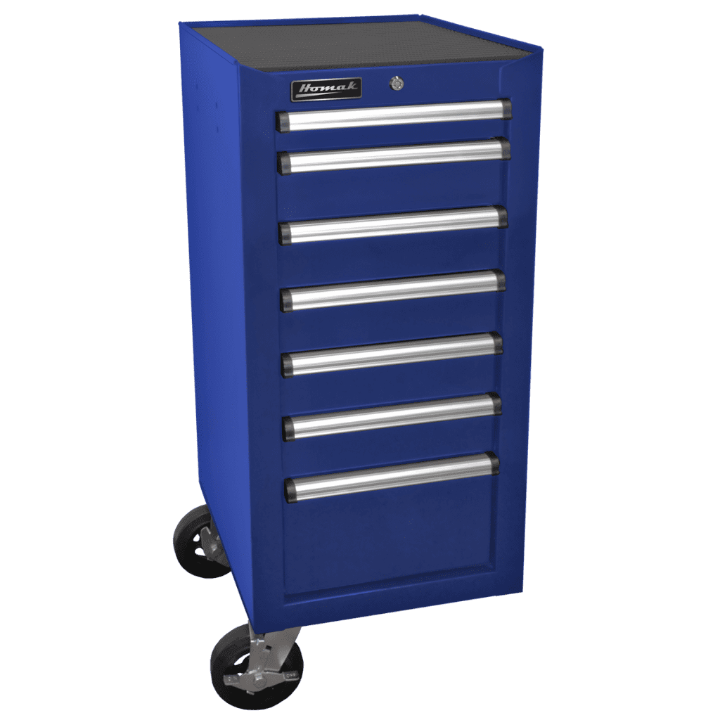 Tool chest with 7 drawers - tool box, tool box on wheels, tool cabinet -  blue