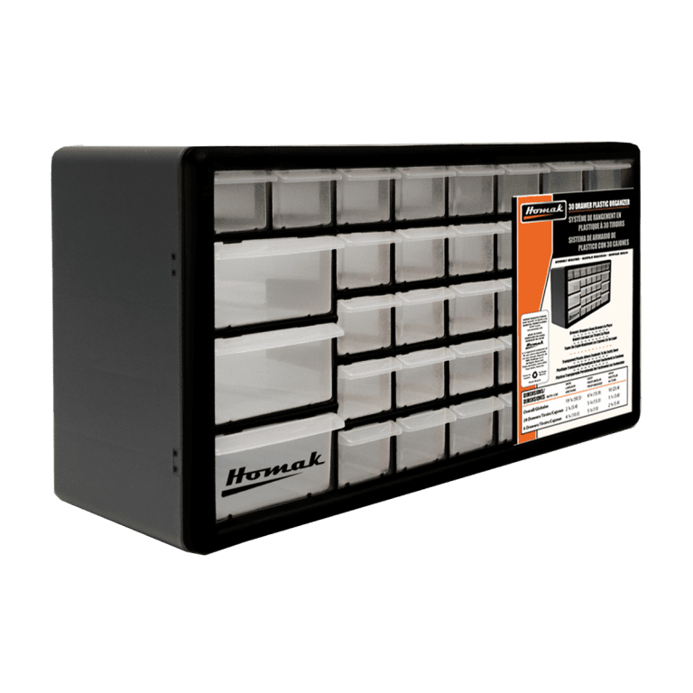 30 Drawer Parts Organizer with Drawers Homak Manufacturing