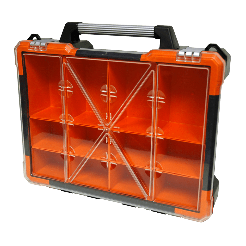12 Bin Portable Plastic Organizer - Homak Manufacturing