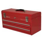 Homak® BW00202200 - 2-Drawer Industrial Steel Brown Portable Tool Box/Chest  (20 W x 9 D x 10 H)