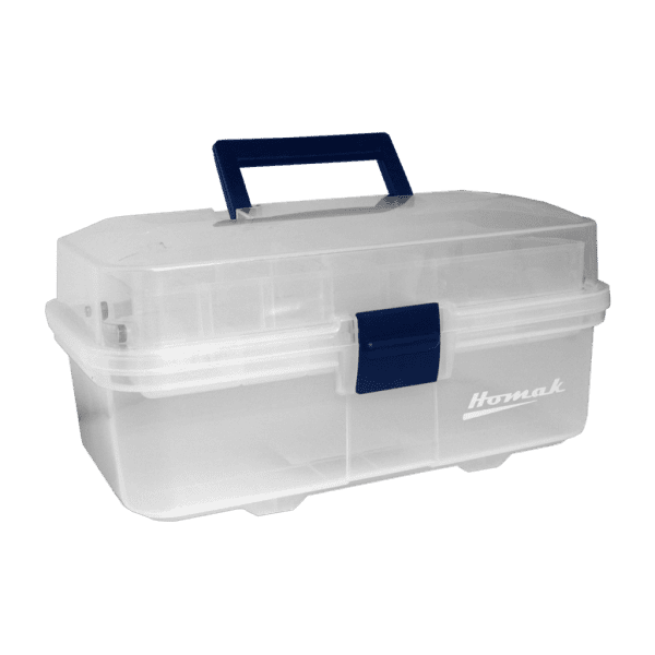 13″ Transparent Plastic Hand Carry Toolbox Hand Carry 2