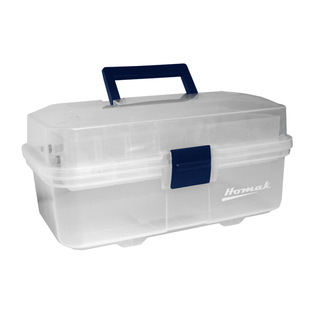 13″ Transparent Plastic Hand Carry Toolbox Hand Carry