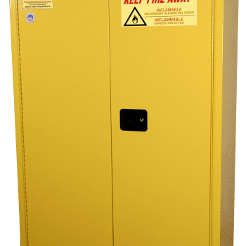 45 Gallon Safety Cabinet: Manual Closing Doors Safety