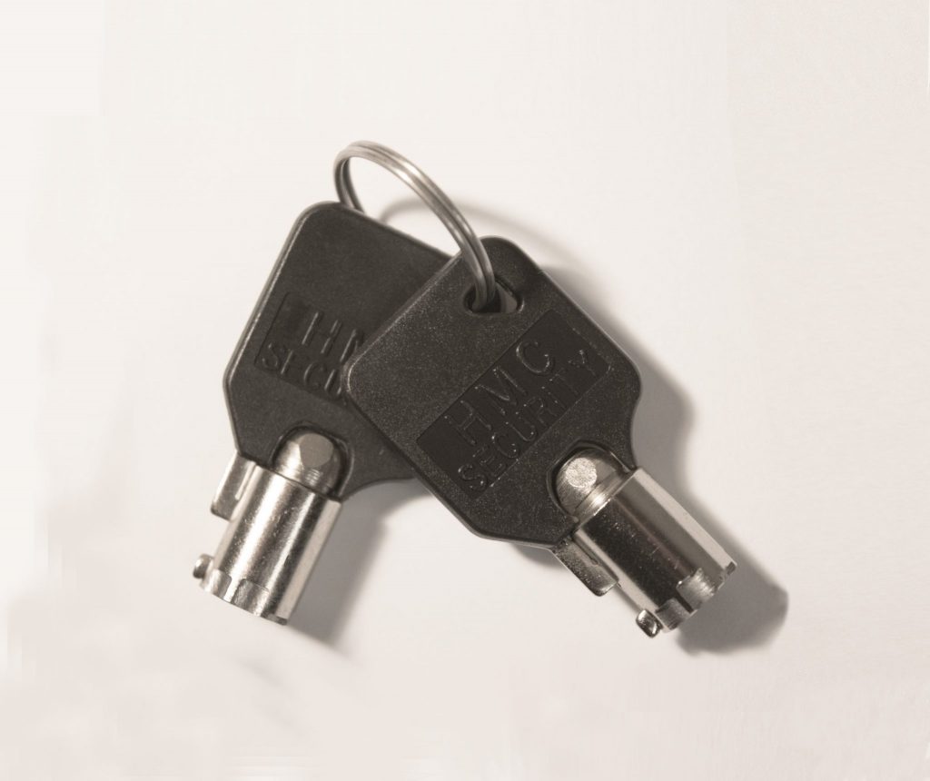 Licensed Locksmith. 2 Keys for Homak Safe round tubular key HMC25501-HMC25750