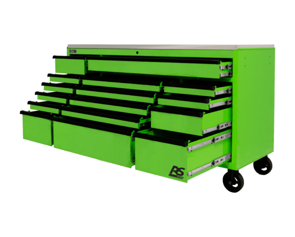 72” Roller Cabinet w/ Stainless Steel Top RS Pro 72 roller cabinet Chests and Cabinets 31