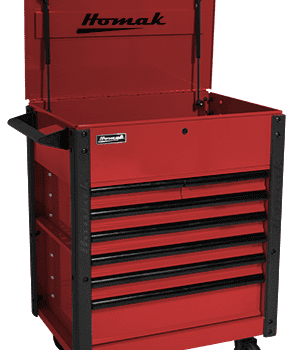 7 drawer tool cart - 35″ RS Pro Series - Homak Manufacturing
