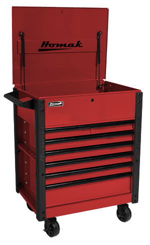 7 drawer tool cart - 35″ RS Pro Series - Homak Manufacturing