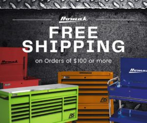 Free Shipping on Orders of $100 or more