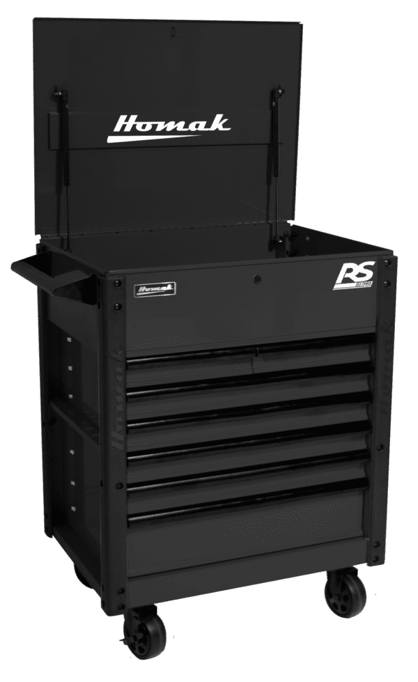 35″ RS Pro 7 Drawer Service Cart LiftGate Pro Series 3