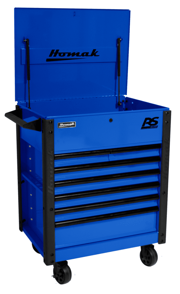 35″ RS Pro 7 Drawer Service Cart LiftGate Pro Series 5