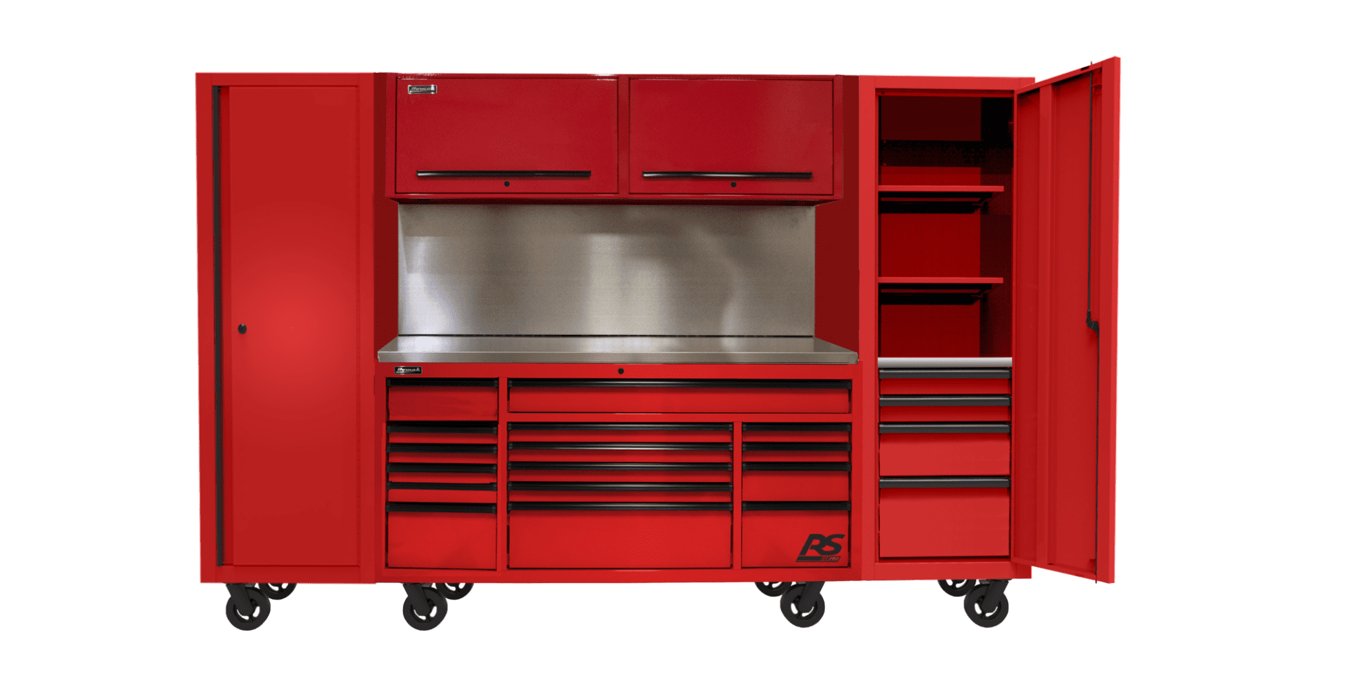 72 H2PRO Roller Cabinet - Homak Manufacturing