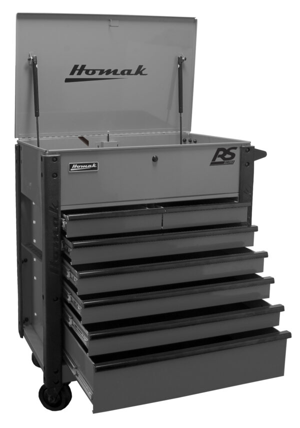 35″ RS Pro 7 Drawer Service Cart LiftGate Pro Series 14