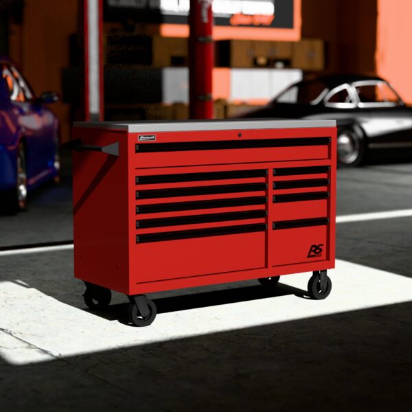 54” RS Pro Roller Cabinet W/ Stainless Steel Top Free Shipping Chests and Cabinets