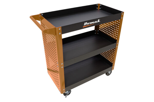 30″ Metal 3 Tier Service Cart w/ Tool Board Service Cart 8