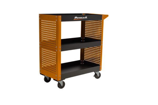 30″ Metal 3 Tier Service Cart w/ Tool Board Service Cart 3