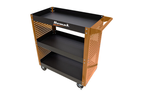 30″ Metal 3 Tier Service Cart w/ Tool Board Service Cart 4