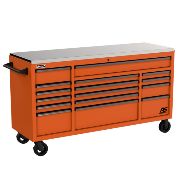 72” Roller Cabinet w/ Stainless Steel Top RS Pro 72 roller cabinet Chests and Cabinets 7