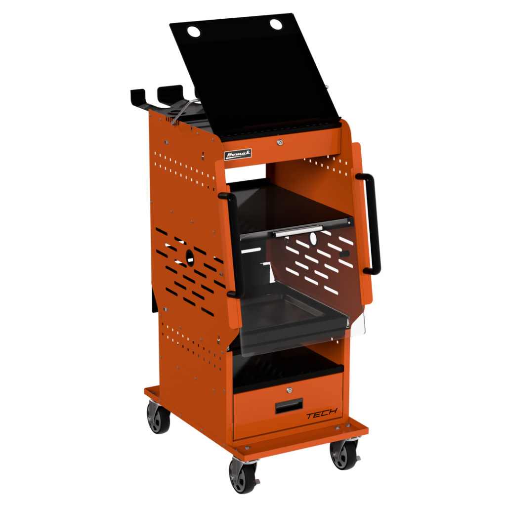 54″ TECH Roller Cabinet with Stainless Steel Top from Homak
