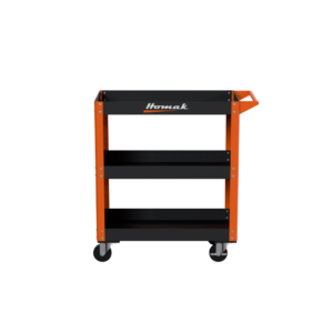 30″ Metal 3 Tier Service Cart w/ Tool Board Tool Carts & Service Carts